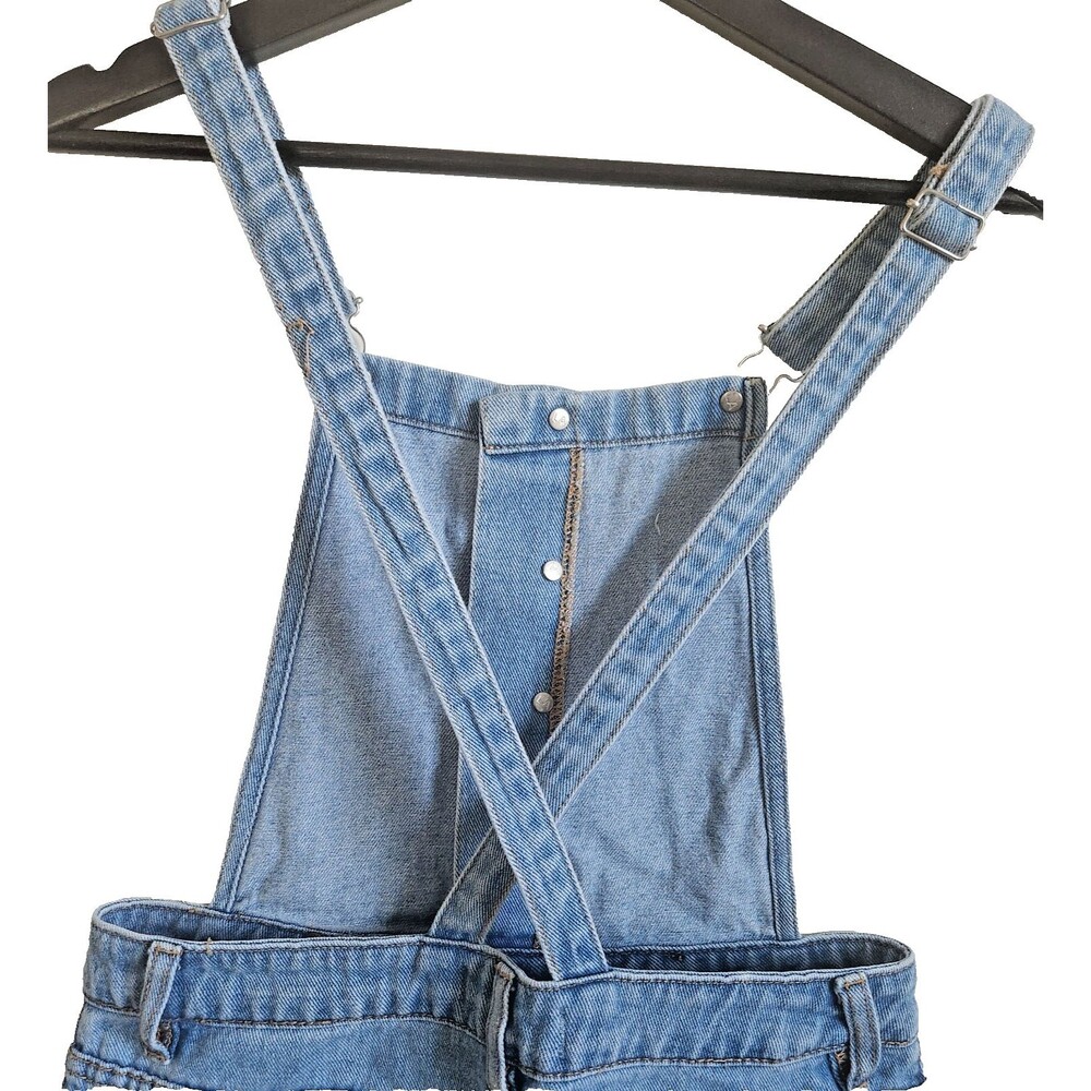 Pacsun Women's Junior Size Small Trivia Denim Overall Dress Light Wash W29 L15 - Picture 9 of 9